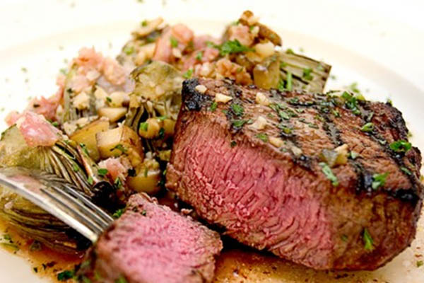 Steak at Bix