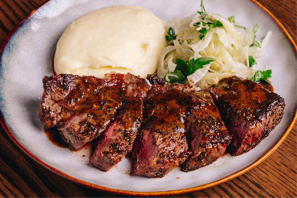New York Steak at Corner Bar